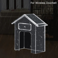 Waterproof Cover For Wireless Doorbell Smart Door Bell Ring Chime Button Transparent Waterproof Home Waterproof Case