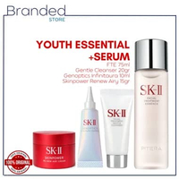 SK II SK-II Youth Essential Paket Anti-Aging + Serum Glowing Kulit Normal - Kering