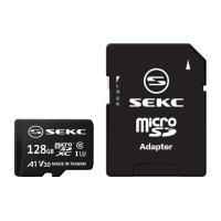 【SEKC】128GB MicroSDXC U3 V30 A1 記憶卡-附轉卡