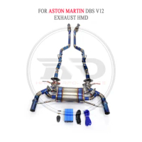 HMD Catback for Porsche Aston Martin DBS V12 6.0L Exhaust System Titanium Alloy Performance Muffler Valve Pipe Car Accessories