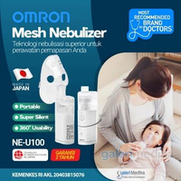Nebulizer Omron NE-U100 / NEU100 / NE U100 Mesh Nebuliser / Nebulizer Portable - Alat Uap Pernapasan