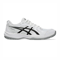 Asics Upcourt 6 1071A104-101 男女 排球鞋 羽球鞋 輕量 舒適 支撐 亞瑟士 白 黑