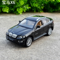 1:32寶馬x6合金汽車模型聲光回力玩具車SUV越野仿真金屬車模擺件