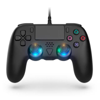 【DOBE】PlayStation PS5 有線連發巨集震動手把 墨黑色 TP5-35136(公司貨)