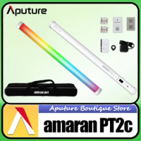Aputure Amaran PT1c RGB LED Tube Light Sticker Amaran PT2c PT4c Photography Light Kit for Live Streaming