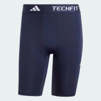【adidas 愛迪達】Tf Base Short T 男 緊身/內搭褲 壓縮訓練短褲 吸濕 排汗 深藍 亞版(IW5840)