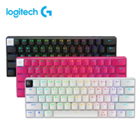 羅技 PRO X 觸感軸職業機械式60%電競鍵盤( 黑/白/桃)