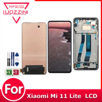 6.55" For Xiaomi Mi 11 Lite 5G NE Display Touch Screen For MI 11 Lite 2109119DG 2109119DI LCD Screen Repair Parts