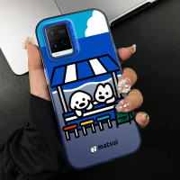 เคสโทรศัพท์, สำหรับ VIVO Y21E 4G, Y33T 4G, Y32 4G, Y21T 4G, Y21G 4G, T1X 4G, กึ่งชายหาด, โปร่งใส, บา