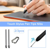 Tablet Pencil Nib Wear Resistant Replacable Stylus Tip Titanium Alloy Silver For Samsung Galaxy Tab S6 S7 S8 S9 S23 Note 10/20