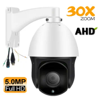 Outdoor PTZ 30x Zoom Auto Focus Lens 5MP 4in1 AHD CVI TVI CCTV PTZ Speed Dome Security IR 60M HD PTZ Camera For Hikvision DVR
