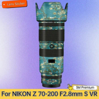 For NIKON Z 70-200 F2.8mm S VR Lens Sticker Protective Skin Decal Film Anti-Scratch Protector Coat Z70-200 F/2.8 Z 70-200 2.8
