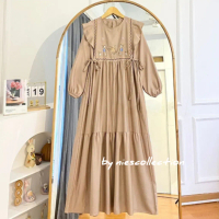 【NEW】 UKURAN S M L XL XXL XXXL 5L - GAMIS LEBARAN JUMBO - DRESS JUMBO BAHAN LINEN
