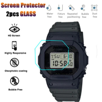 2Pcs 9H Tempered Glass Screen Protector For Casio G Shock GXW-56 GX-56 GMW-B5000 GM-5600 GW-5035 GW-5000 GW-B5600 Anti-Scratch