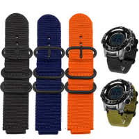 Substitute For PROTREK PRW-2500T/2000/3500/5000/5100 Series With Convex Interface Nylon Watch Strap