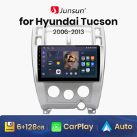 Junsun V1 AI Voice Wireless CarPlay Android Auto Radio For Hyundai Tucson 1 2006 - 2013 4G Car Multimedia GPS 2din autoradio