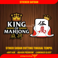 Stiker King and queen Mahjong Ways Sudah cutting tinggal tempel auto gacor