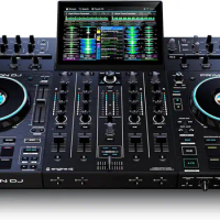 AUTHENTIC Denon DJ PRIME 4+ Standalone DJ Controller &amp; Mixer with 4 Decks, Drop Sampler, 10.1" Touchscreen
