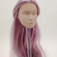Fashion Royalty Poppy Parker 1/6 Scale Purple Hair Blank Face Integrity Doll Head