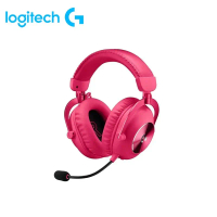 【Logitech 羅技】G Pro X 2 LIGHTSPEED 無線電競耳機 桃色