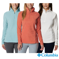 Columbia 哥倫比亞 官方旗艦 女款-Glacial™半開襟保暖刷毛上衣(UAR11310/HF)