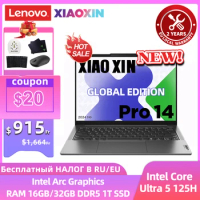 Lenovo Xiaoxin Pro 14 AI laptop Intel Arc Graphics Intel Core Ultra 5 16GB/32GB LPDDR5X 1T SSD 14-inch 120Hz Screen Notebook PC