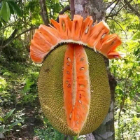 Benih/bibit nangka merah hasil dari okulasi stek