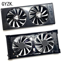 New For XFX Radeon RX5600XT 6GB THICC II PRO V2 wolf version Graphics Card Replacement Fan panel with fan