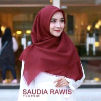 Aza.scraf-segi empat rawis || saudia rawis premium || hijab segi empat rawis || segi empat rawis pre