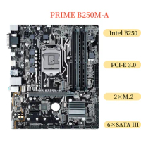 For ASUS PRIME B250M-A Motherboard 64GB LGA 1151 DDR4 Micro ATX Mainboard 100% Tested Fast Ship