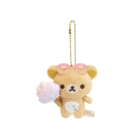 【San-X】拉拉熊 甜點樂園系列 絨毛娃娃吊飾 拉拉熊(卡通 人偶)