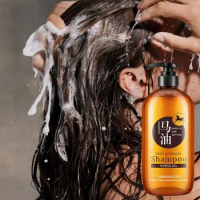 300ml Anti Hair Loss Shampoo Thickening Smooth Fragrance Anti-Frizz Shampoo Horse Oil Shampoo Professional Oil Control Nourish