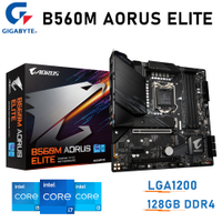 LGA 1200 Gigabyte B560M AORUS ELITE Motherboard 1200 10th11th-Gen In Core i3 i5 i7 C DDR4 128GB In B