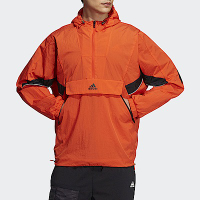Adidas St Wv Exg Jkt H40214 男 連帽 長袖 上衣 休閒 半開式拉鍊 亞洲尺寸 橘黑