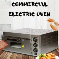 Commercial Electric Oven Single Layer Pizza Oven 220V/110V Home One Layer One Plate Big Oven Grilled Cake Bread Baking Equipment