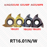 RT16.01W RT16.01N AG55 AG60 G55 G60 G55P G60P AG55PB AG60PB AG60B YBG201 YBG202 YBG205 Threading Cabide Inserts 16ER A60 AG 60