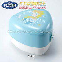 日本進口 迪士尼 Disney 冰雪奇緣 漆器 雙層 飯糰盒/便當盒/保鮮盒/水果盒 250ml 《 日本製 》★ 夢想家精品家飾 ★