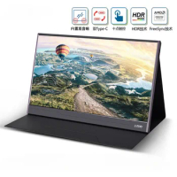 G-Story 15.6 inch 1080P Portable Monitor with Case for Xbox/ps4/ps5/switch Games External Extended Screen Computer Split Screen.