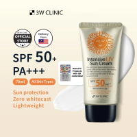 3w Clinic Intensive Sun Cream Sunblock Moisturizing Brightening Anti-aging Sunscreen Spf50+ Pa+++ 70