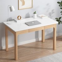 電腦桌 辦公桌 實木書桌北歐家用電腦臺式桌小戶型轉角寫字桌簡約臥室書房辦公桌