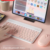 Wireless Keyboard and Mouse for Mobile Tablet Notebook This IPad Air 4 5 Pro Mini Slim Office Travel Android IOS Windows XiaoMi