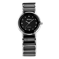 【POLO】時尚知性晶鑽陶瓷腕錶(多款選擇-36or25mm)