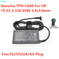 Genuine TPN-LA08 19.5V 3.33A 65W TPN-CA07 AC Power Adapter For HP TPN-q129 TPN-c125 TPN-i124 TPN-Q201 TPN-Q117 Laptop Charger