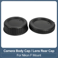 Camera Lens Cap for Nikon F Mount SLR Camera Body Cap Lens Rear Cap D800 D850 D910 D7200 D7300 D7500 D810 D5200