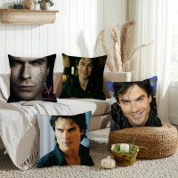 【สินค้าขายดี ผ้าคลุมหมอน】 TV The V Vampire Diaries โดมินิก ซัลวาตอเร่ เหมาะสำหรับห้องนอน ห้องนั่งเล่