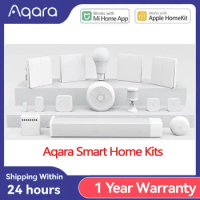 Aqara Smart Homekits Gateway Hub M1S Human Presence Sensor FP1 Aqara Door Window Sensor Temperature Humidity Vibration Sensor