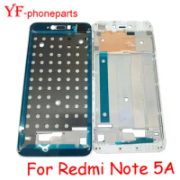 10Pcs Middle Frame For Xiaomi Redmi Note 5A / Y1 Front Frame Back Cover Battery Door Housing Bezel Repair Parts