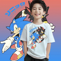 เสื้อยืดเด็ก  Sonic The Hedgehog Shadow Tshirt Classic Style เสื้อยืด เด็ก 100-150cm สวมใส่สบาย