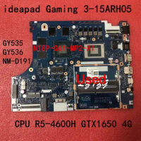 Used For Lenovo ideapad Gaming 3-15ARH05 Laptop Motherboard CPU R5-4600H GTX1650 4G FRU 5B20S72596 5B20S72597
