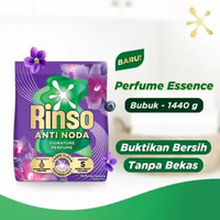 [Lebih Hemat 25%] Rinso Baru Detergen Bubuk Varian Perfume Essence [1440 Gr]